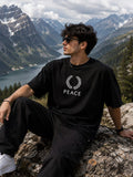 Peace Graphic Cotton T-Shirt