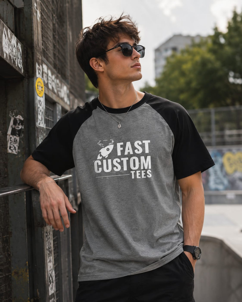 unisex Oversized Raglan T-Shirt